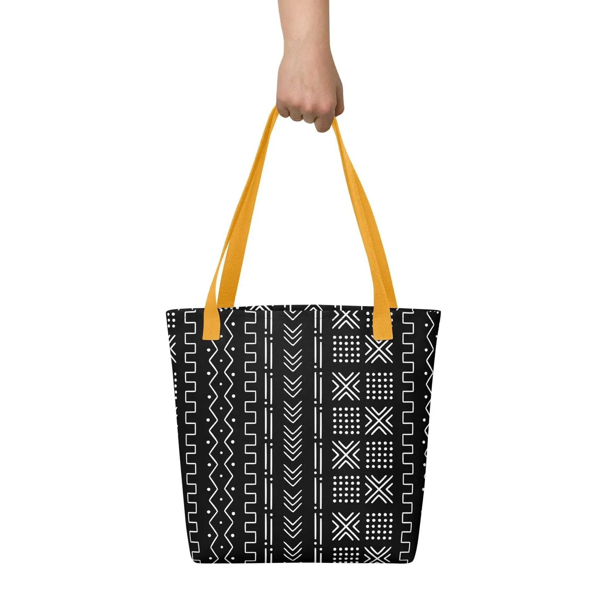 African Mud Cloth Print Tote Bag