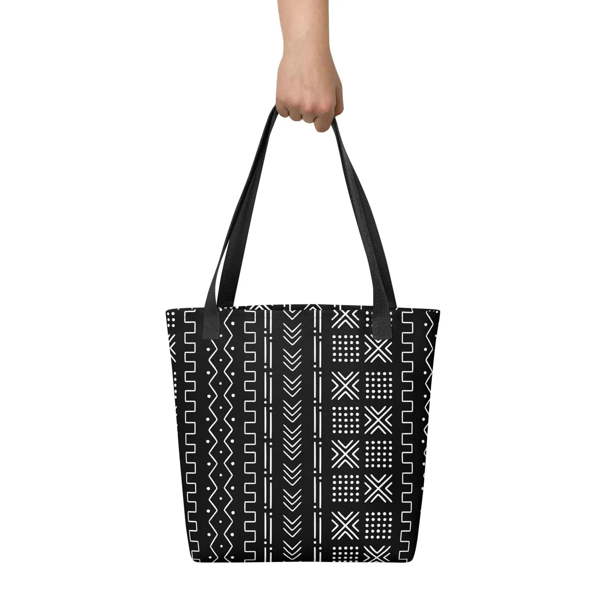 African Mud Cloth Print Tote Bag