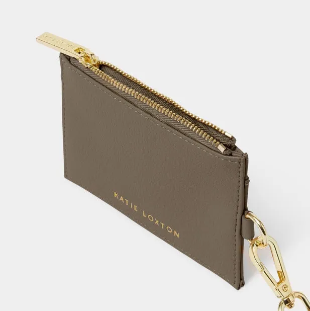 Ashley Cardholder w/ Strap | Mink