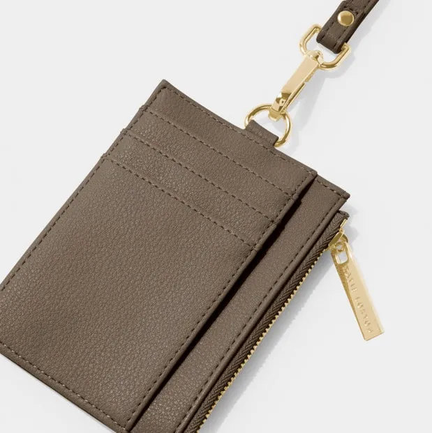 Ashley Cardholder w/ Strap | Mink