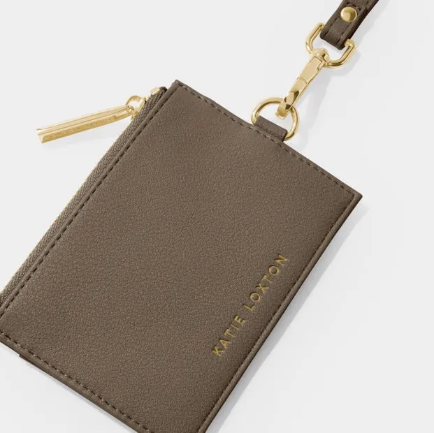 Ashley Cardholder w/ Strap | Mink