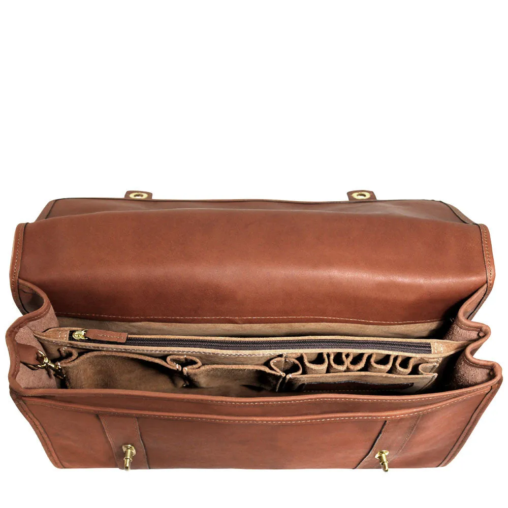 Belmont Professional FlapOver Briefcase #B2462