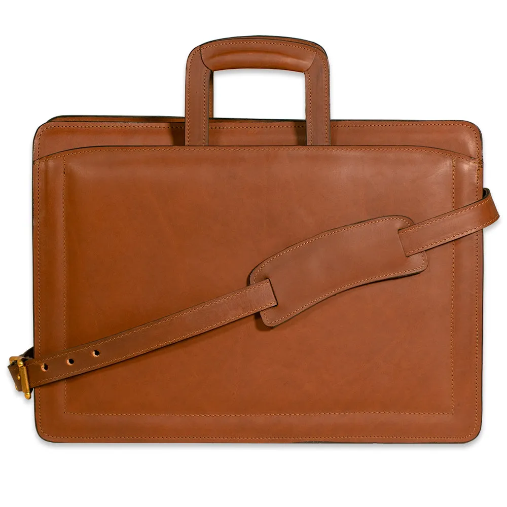 Belting Leather Professional Briefcase #9002