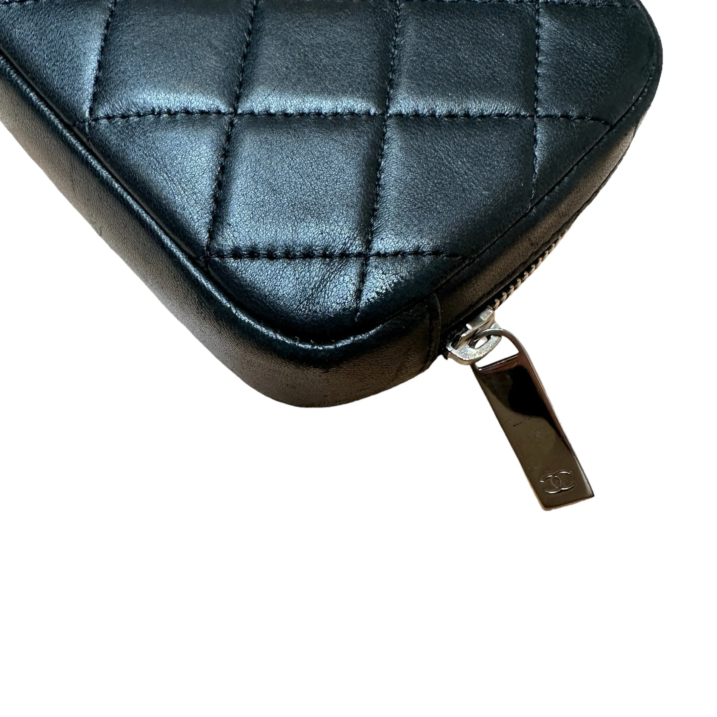 Black Lambskin Pouch