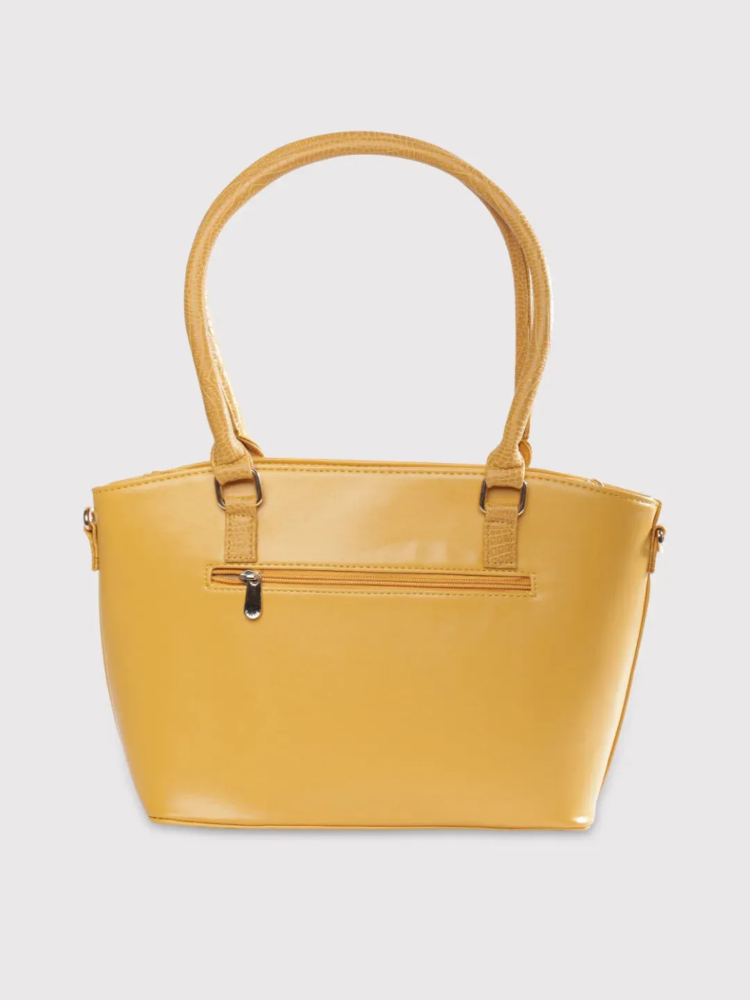 Caprese Esme Satchel Medium Yellow Handbag