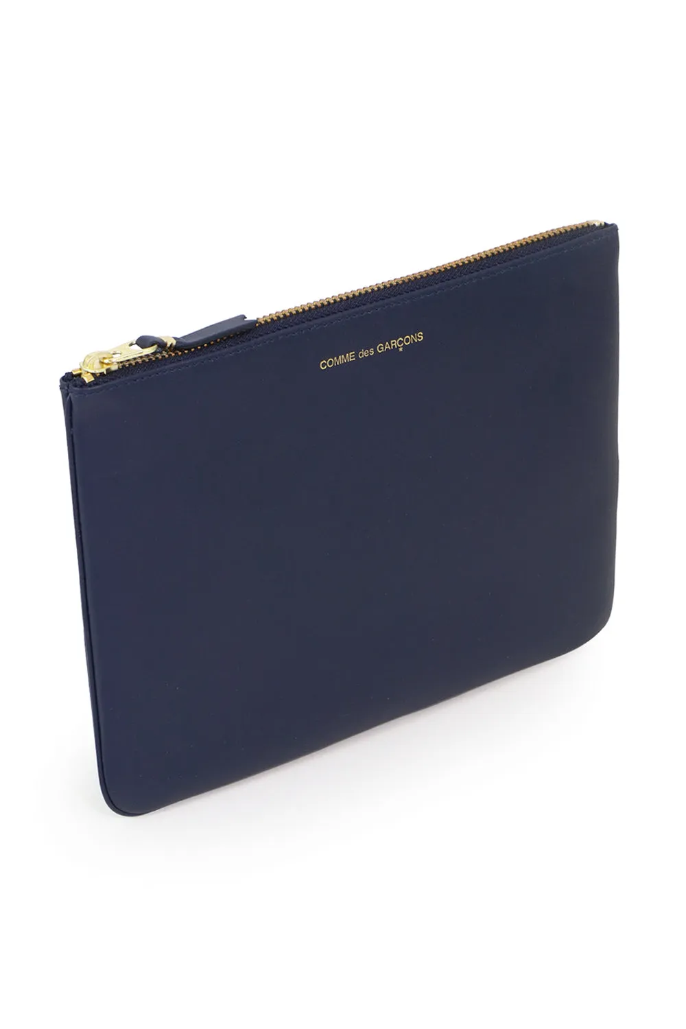 CLASSIC LEATHER POUCH | NAVY