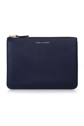 CLASSIC LEATHER POUCH | NAVY