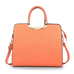 Effortlessly Chic: Orange Satchel Handbag to House your Essentials