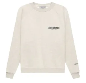 Fear Of God x Essentials Core Collection Crewneck Light Heather Oatmeal (FW21)