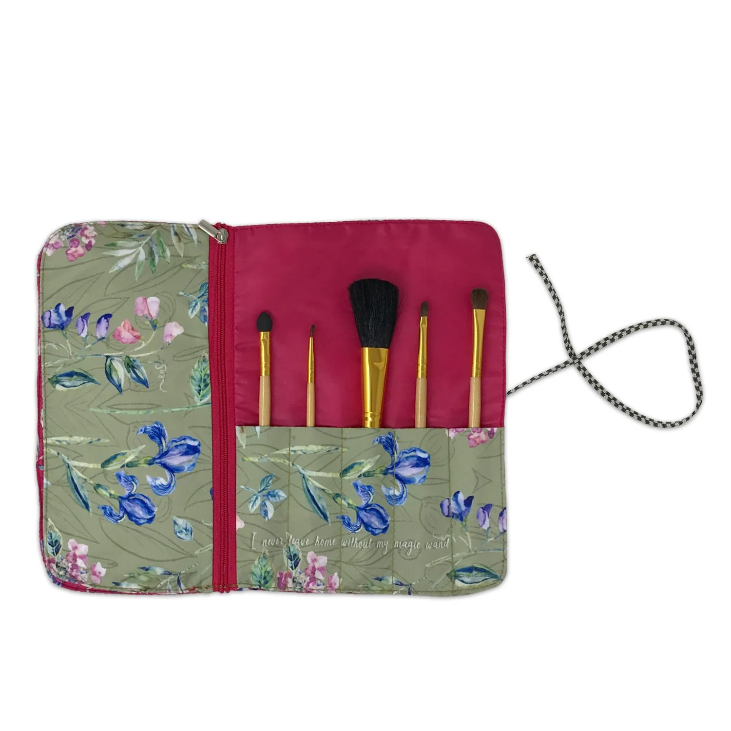 Fuchsia Blossom Makeup Pouch