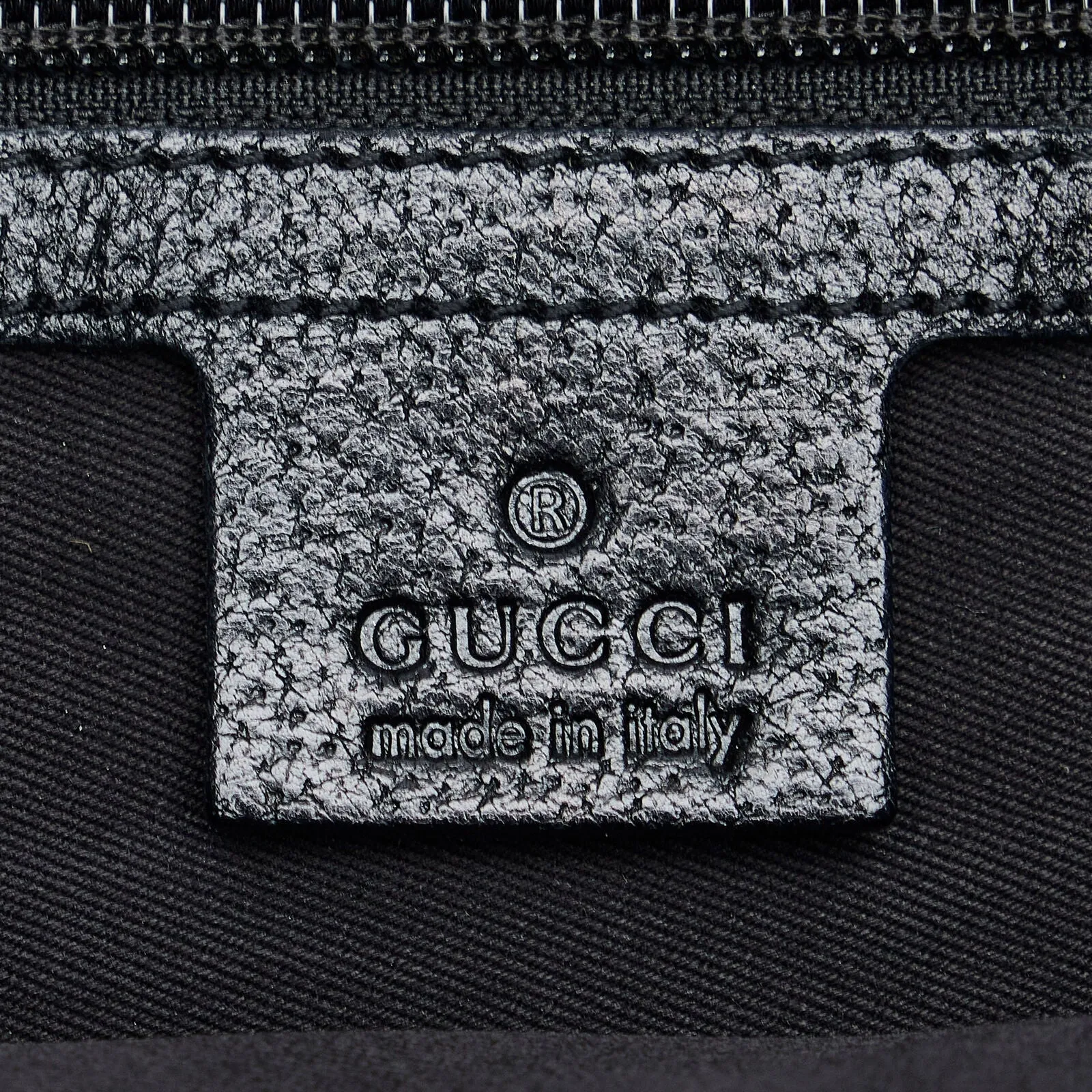 Gucci Gg Black Canvas Fabric