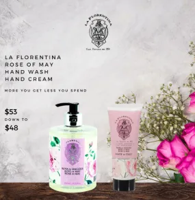 La Florentina Rose of May Hand wash and Hand cream set