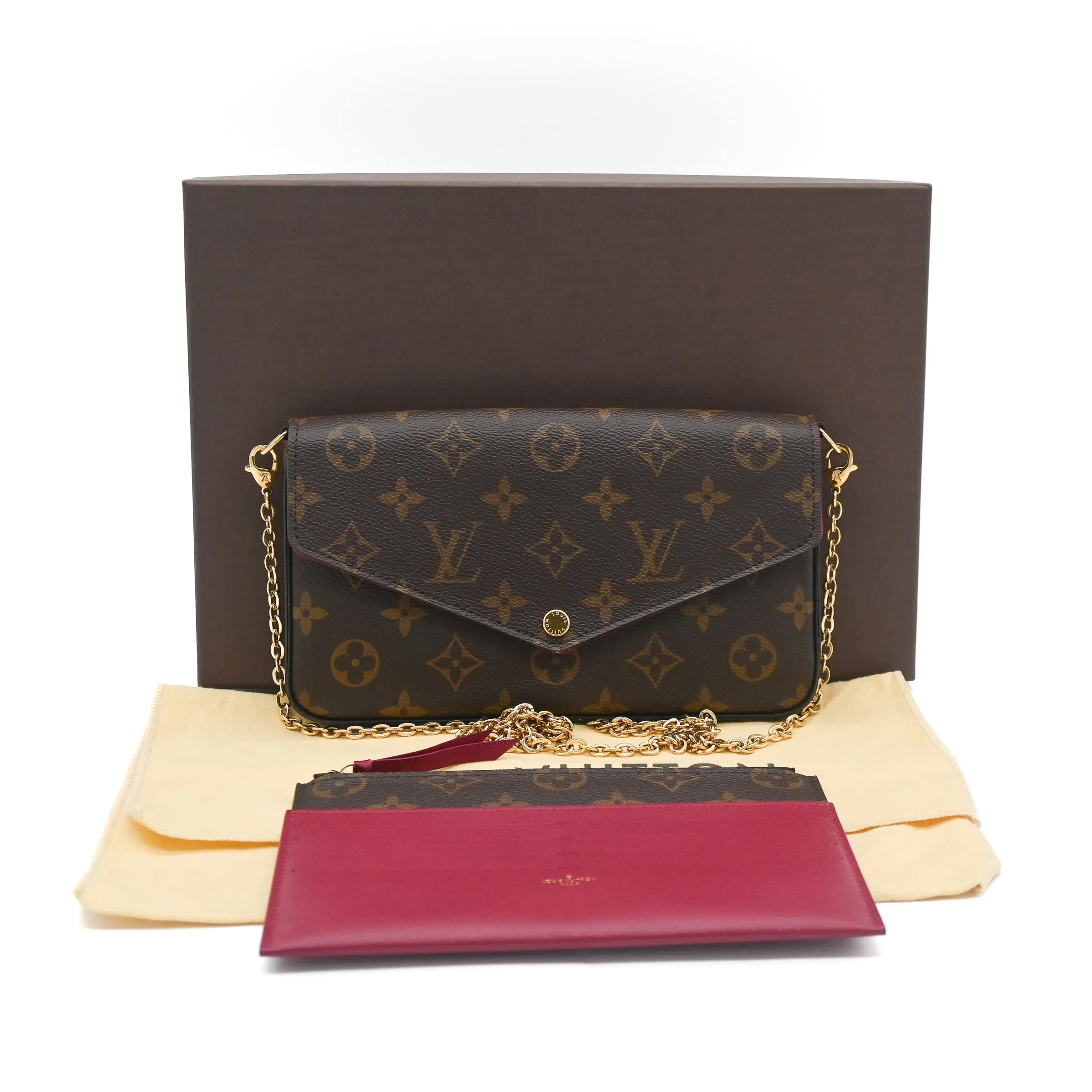 Louis Vuitton Fèlicie Pochette Monogram Crossbody