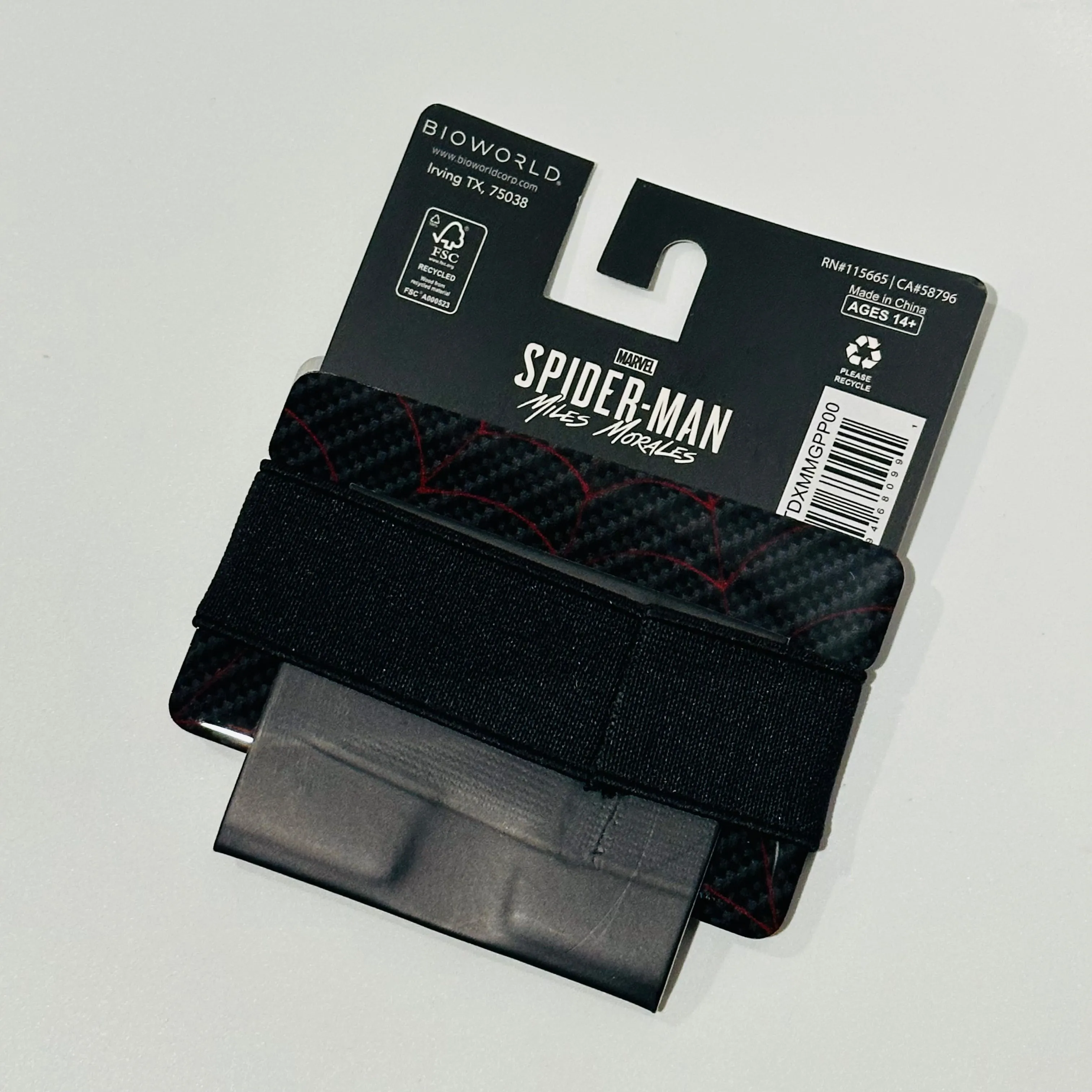 Marvel Spider-Man Miles Morales Slim Minimalist Card Wallet