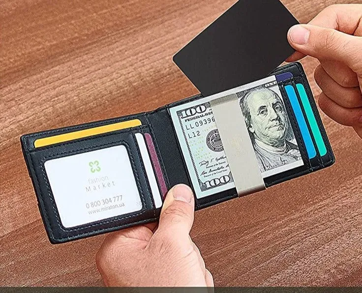 Minimalist RFID Blocking Men's Wallet