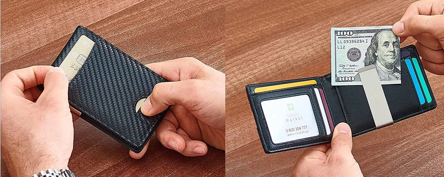 Minimalist RFID Blocking Men's Wallet