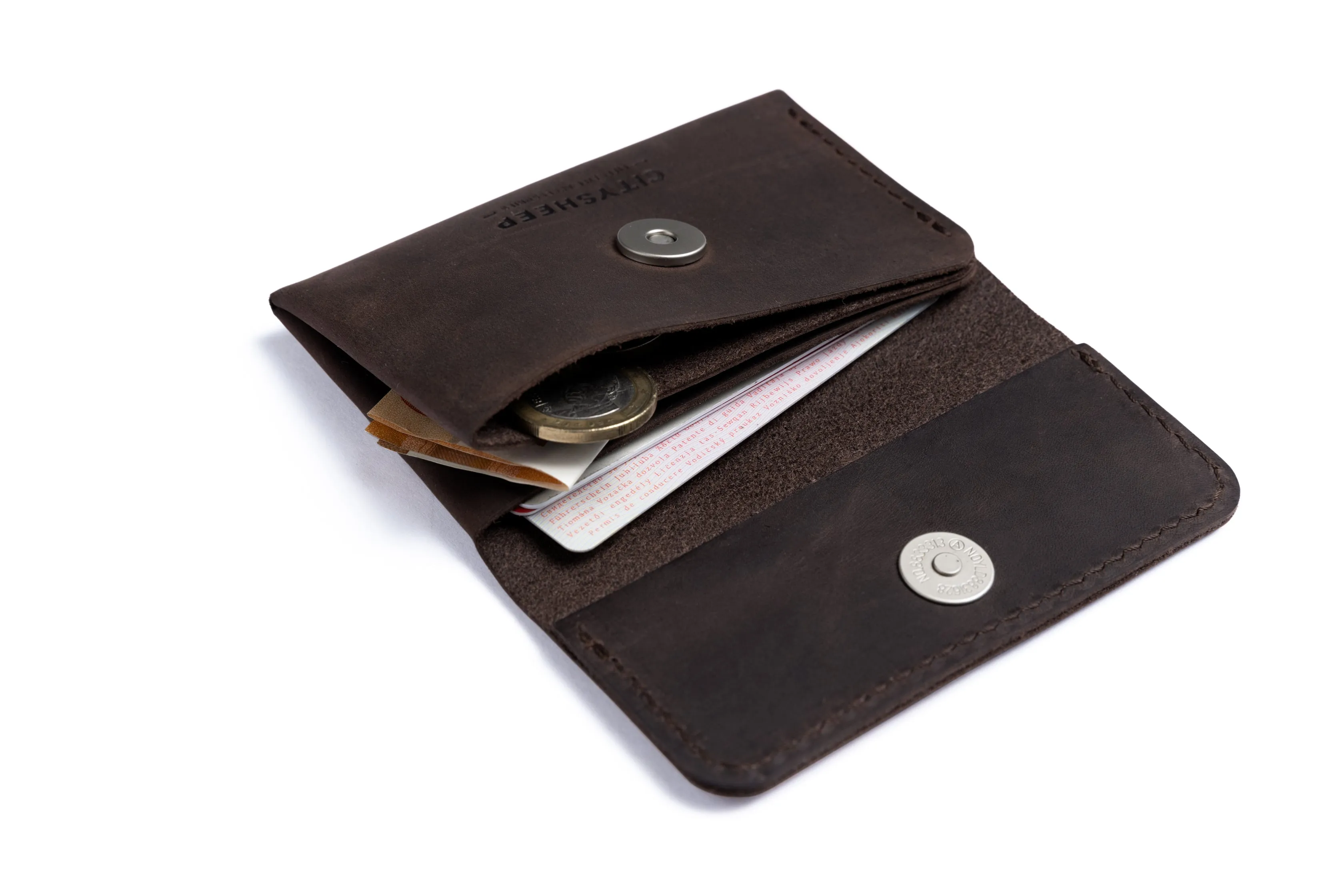 Minimalist wallet/ OAK BROWN