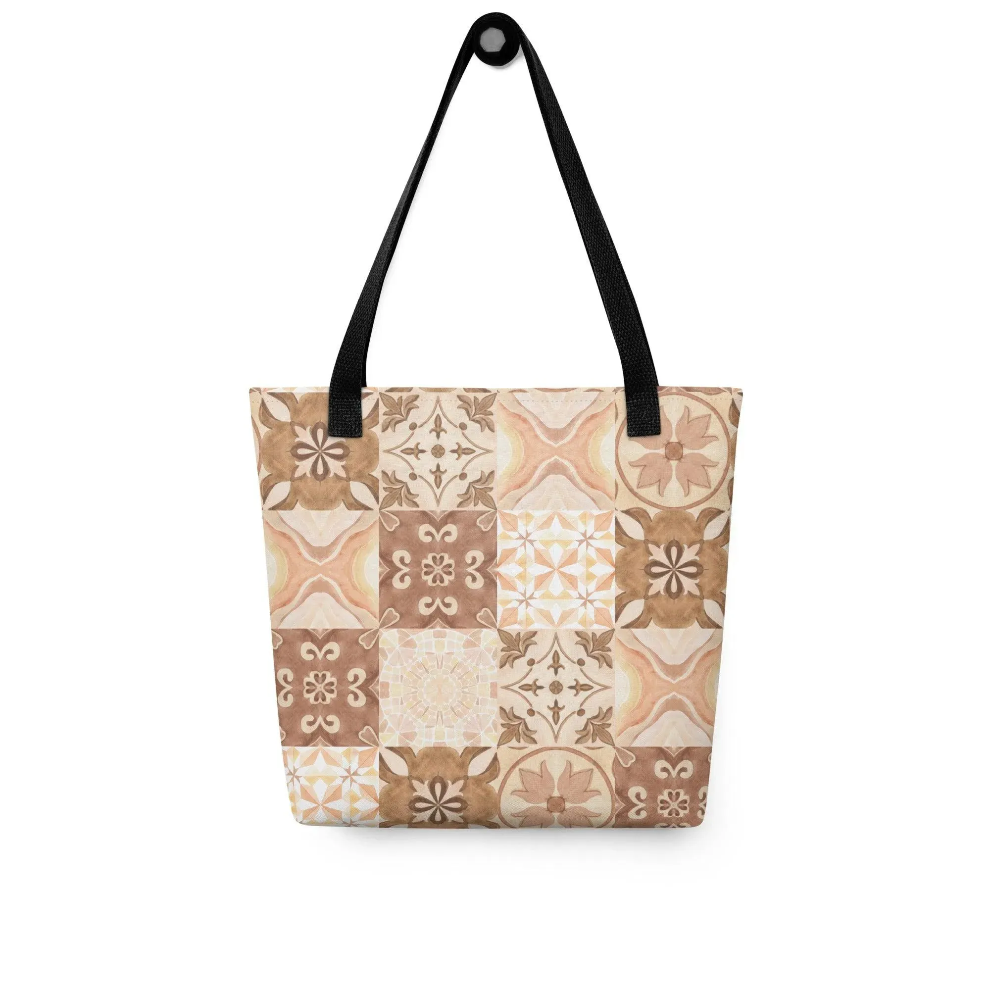 Moroccan Desert Tile Tote Bag