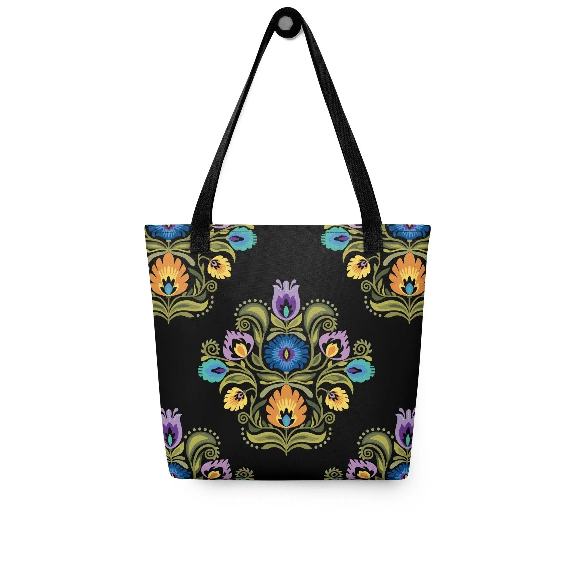 Polish Wycinanki Print Tote Bag