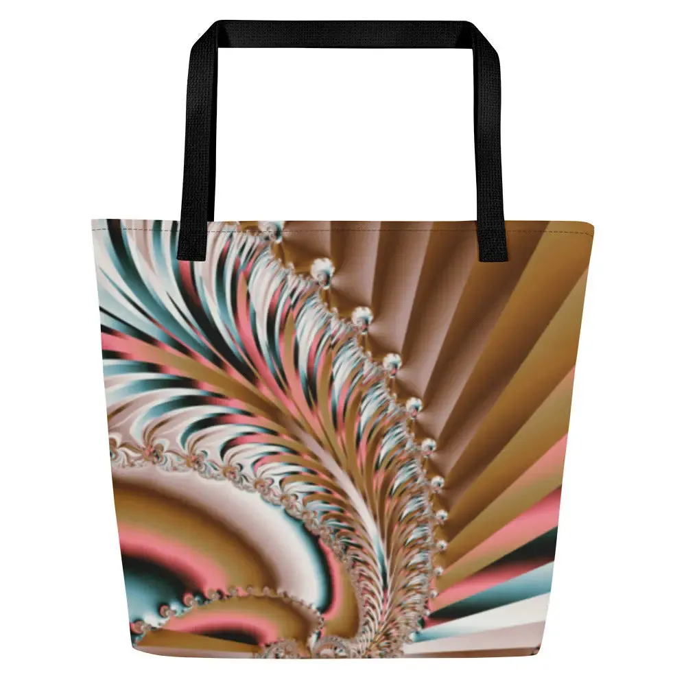 "Summer Spin" Collection by ZKoriginal - All Over Print Large Tote Bag