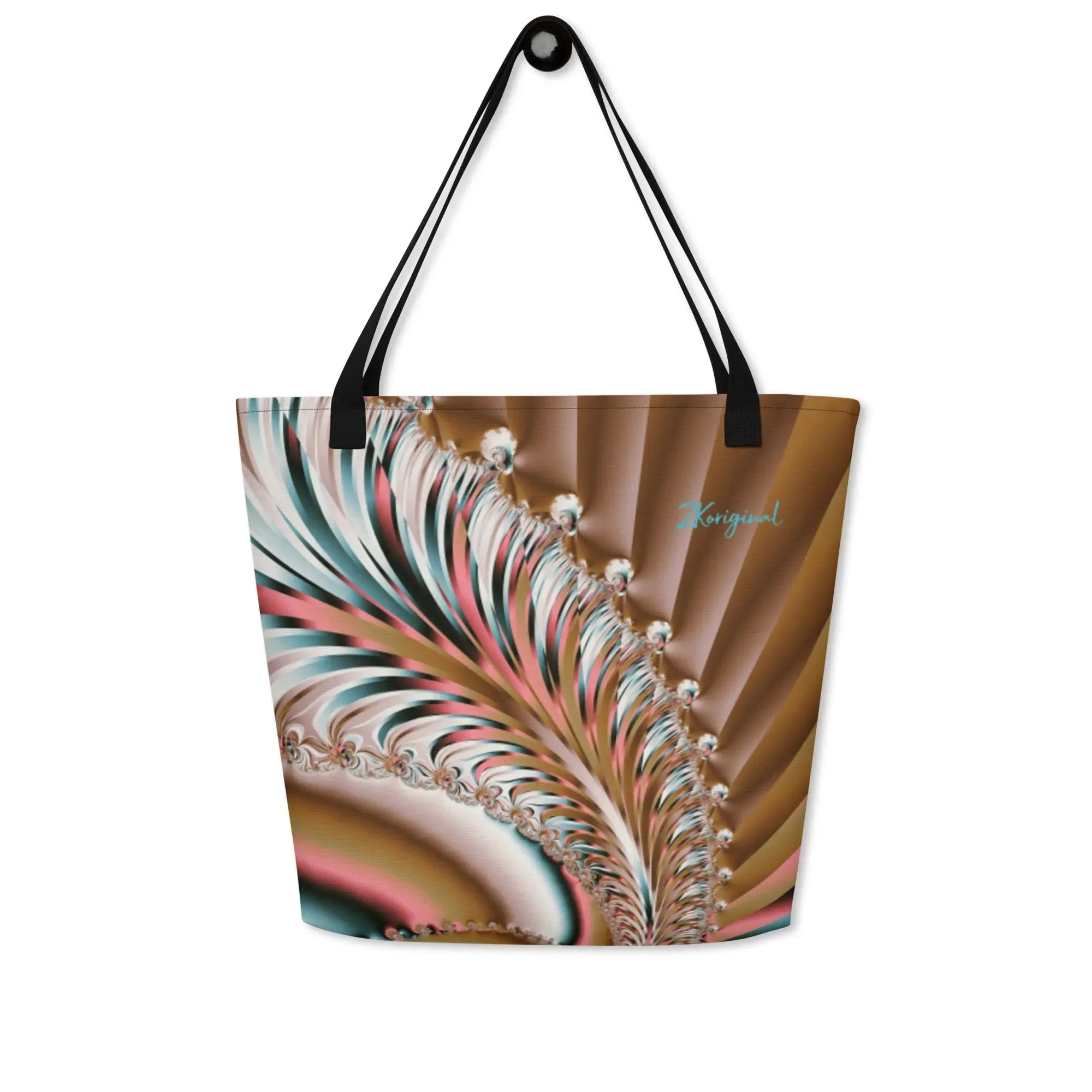 "Summer Spin" Collection by ZKoriginal - All Over Print Large Tote Bag