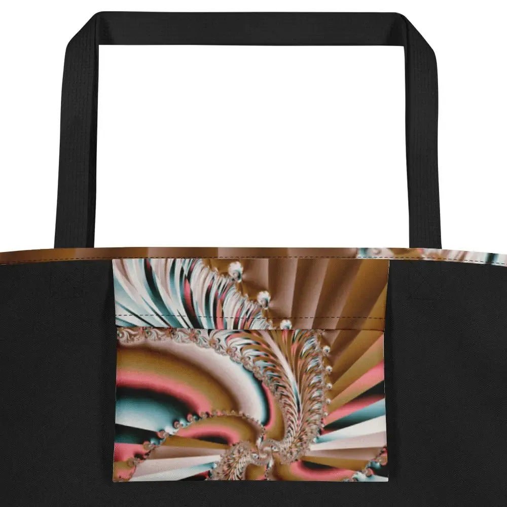 "Summer Spin" Collection by ZKoriginal - All Over Print Large Tote Bag