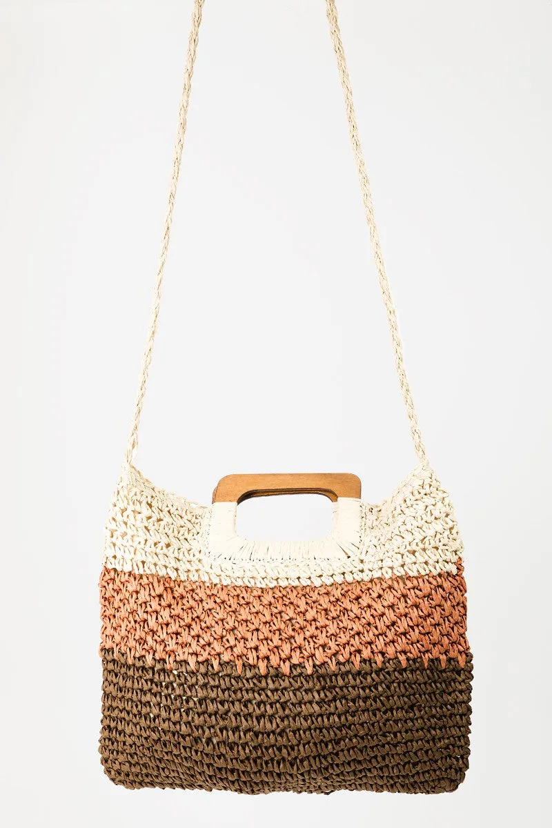 "Sunset"  Braided Tote Bag