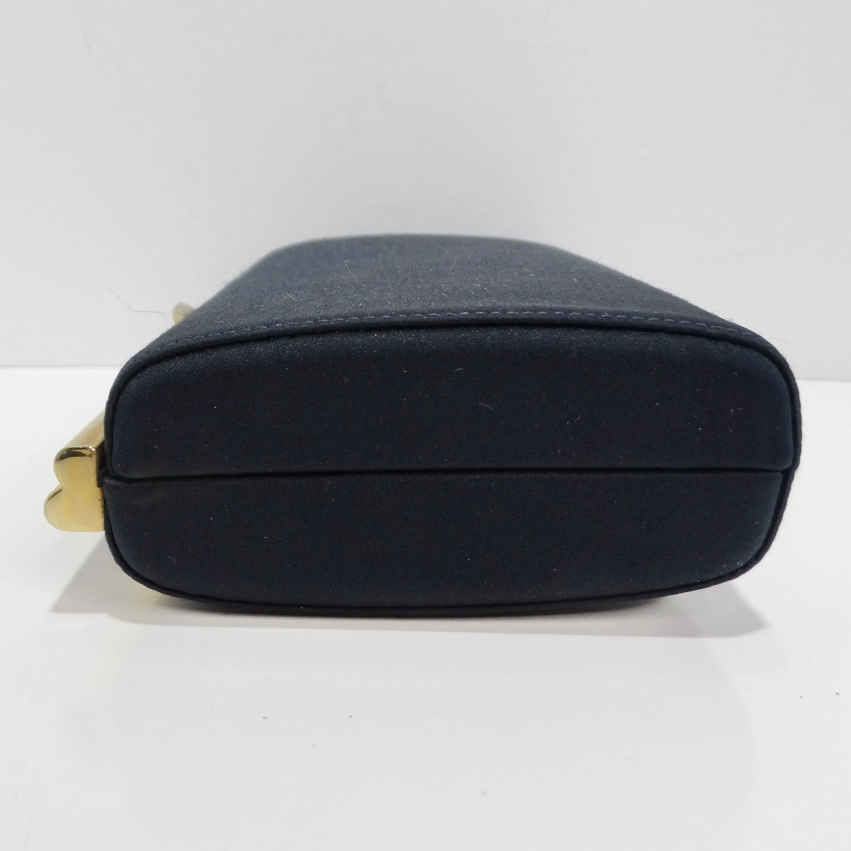 Rodo 1980s Navy Clutch