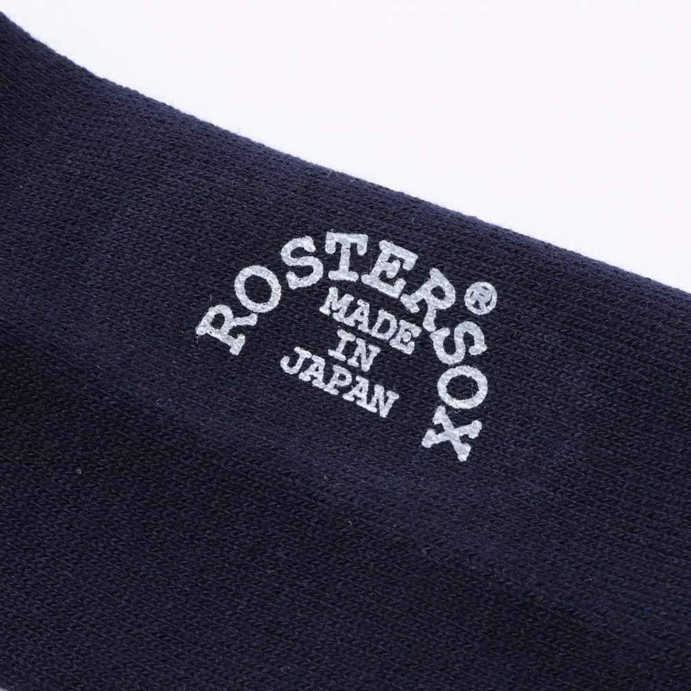 Roster Sox x Clutch Cafe London Ribbed Socks Navy