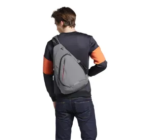 Sling-Style Messenger Bag Mens Usb Crossbody Backpack -