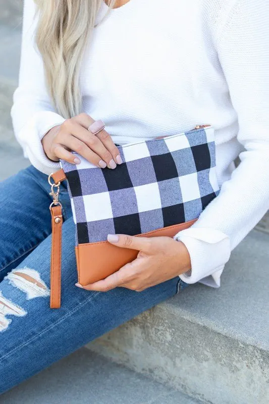 The Checkered Classic Buffalo Plaid Clutch