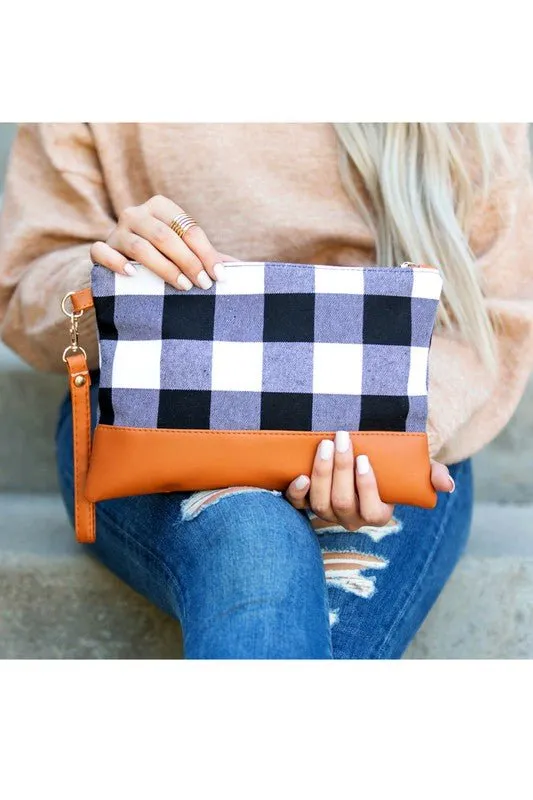 The Checkered Classic Buffalo Plaid Clutch