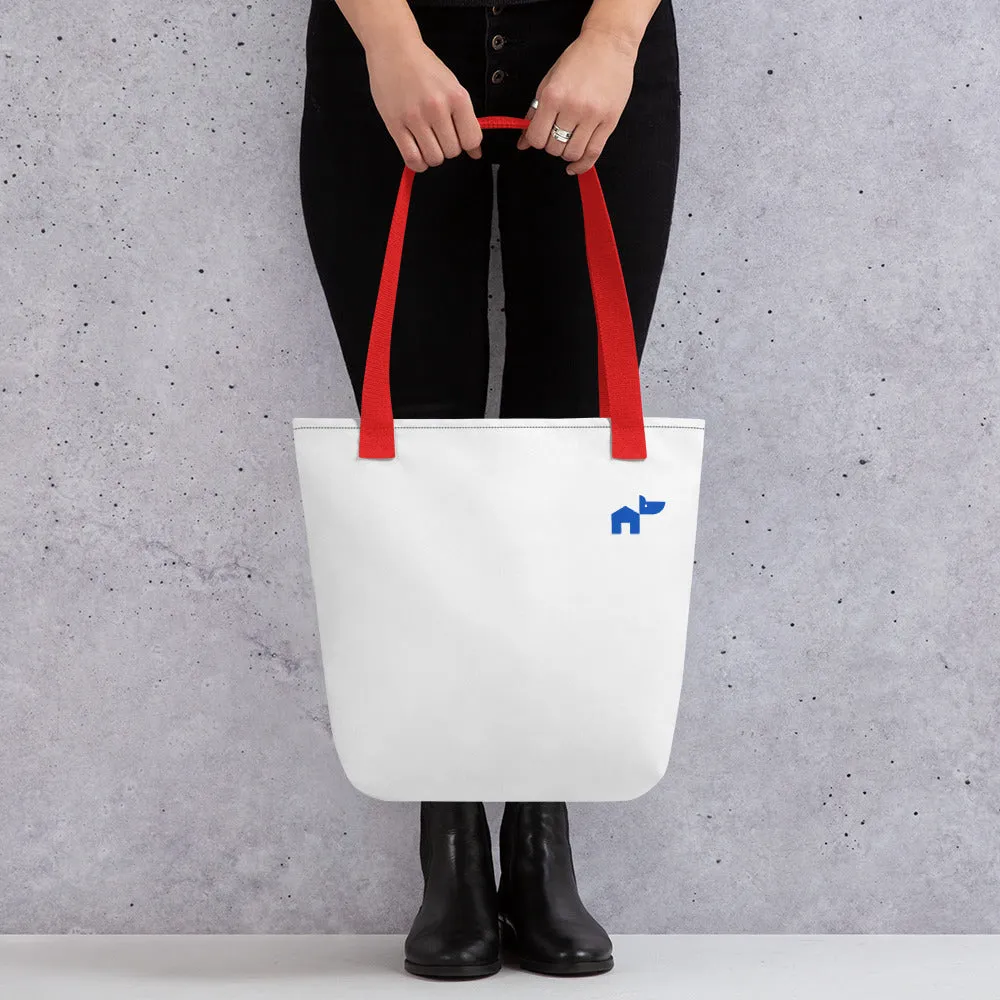 Tote Bag - 100% Polyester - Three Handle Color Choices