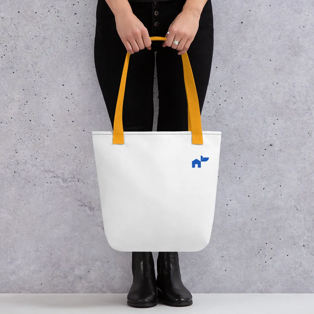 Tote Bag - 100% Polyester - Three Handle Color Choices