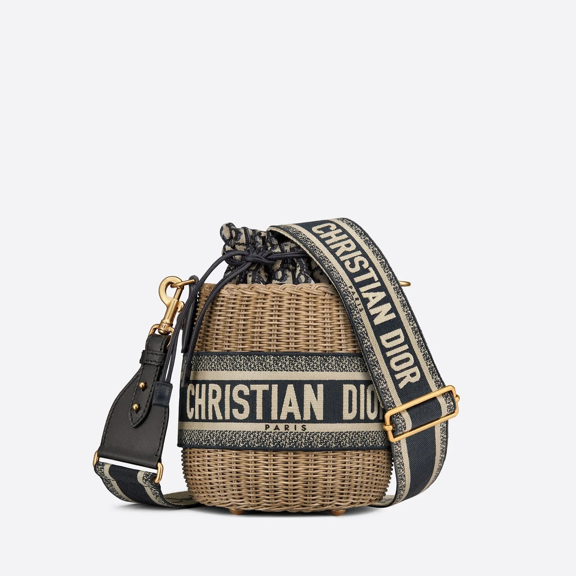 Trendy Inspired Dior Wicker Bucket Bag