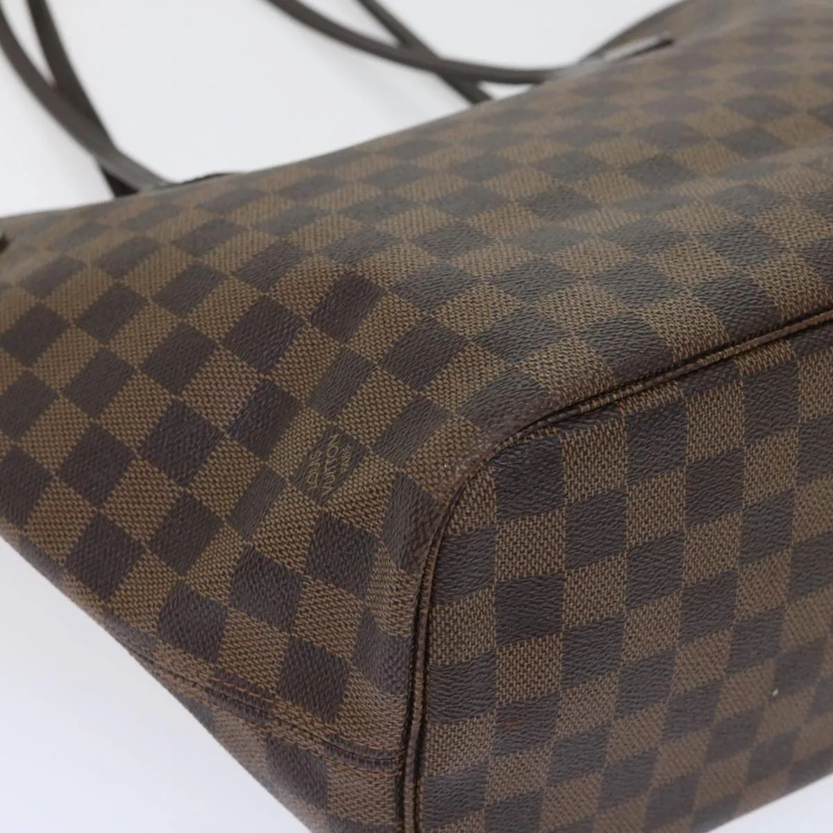 Trendy Inspired Louis Vuitton Damier Ebene Neverfull Mm Tote Bag N51105 Lv Auth 53002