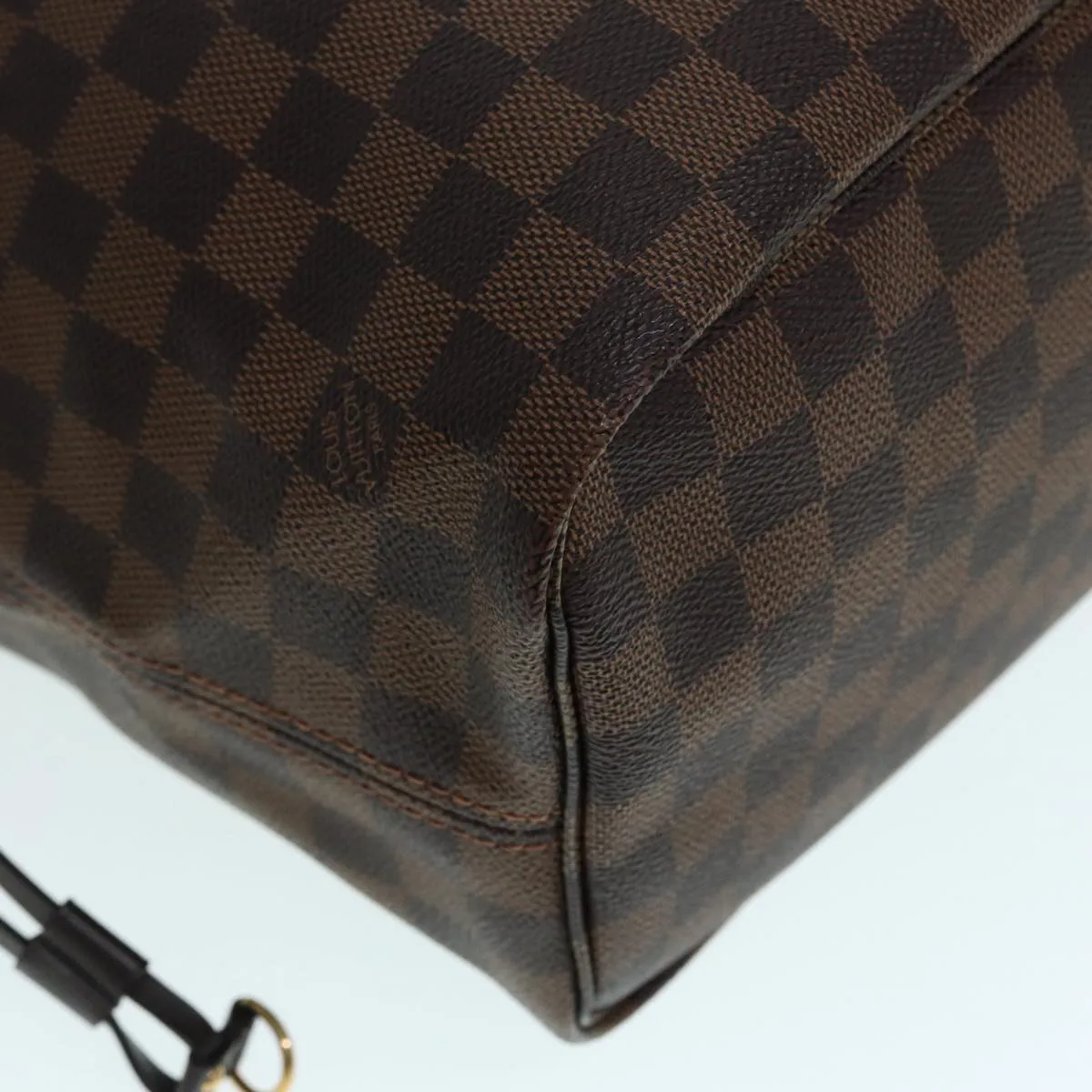 Trendy Inspired Louis Vuitton Damier Ebene Neverfull Mm Tote Bag N51105 Lv Auth 87831