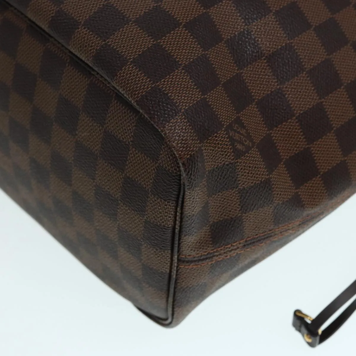 Trendy Inspired Louis Vuitton Damier Ebene Neverfull Mm Tote Bag N51105 Lv Auth 87831