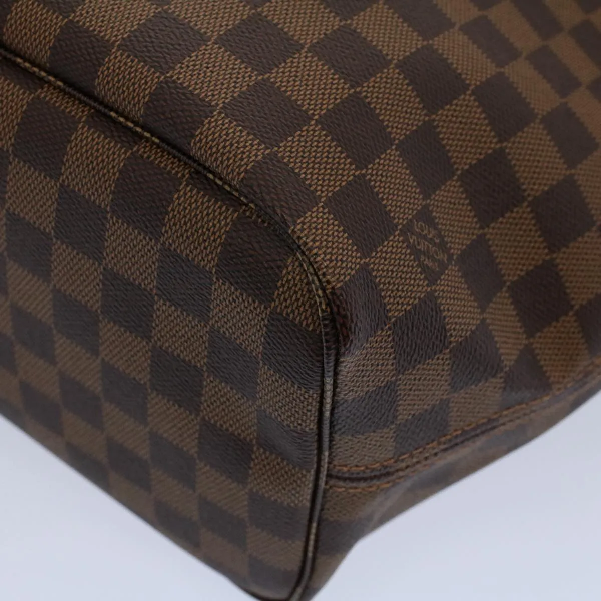 Trendy Inspired Louis Vuitton Damier Ebene Neverfull Mm Tote Bag N51105 Lv Auth Ar10580s