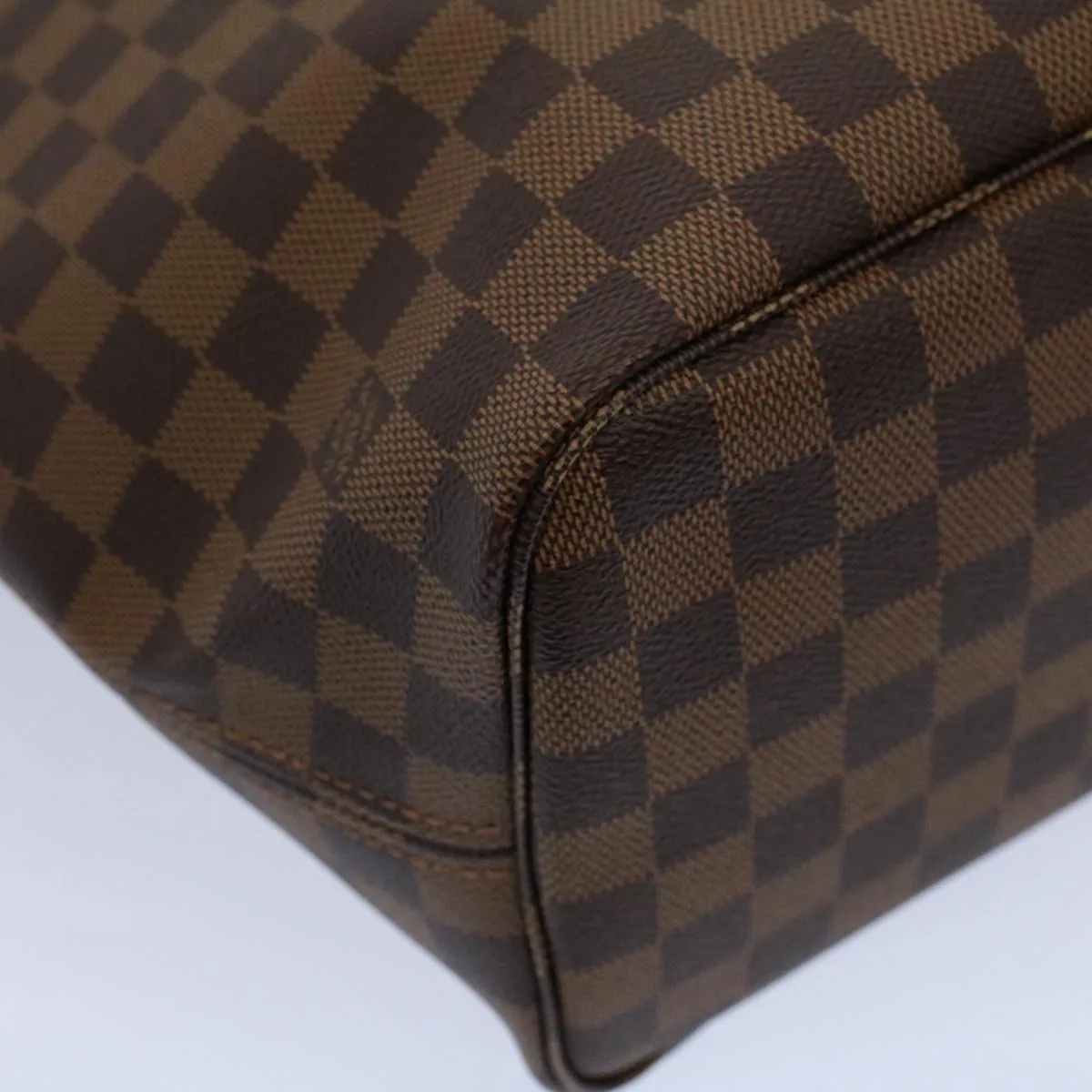 Trendy Inspired Louis Vuitton Damier Ebene Neverfull Mm Tote Bag N51105 Lv Auth Ar10580s