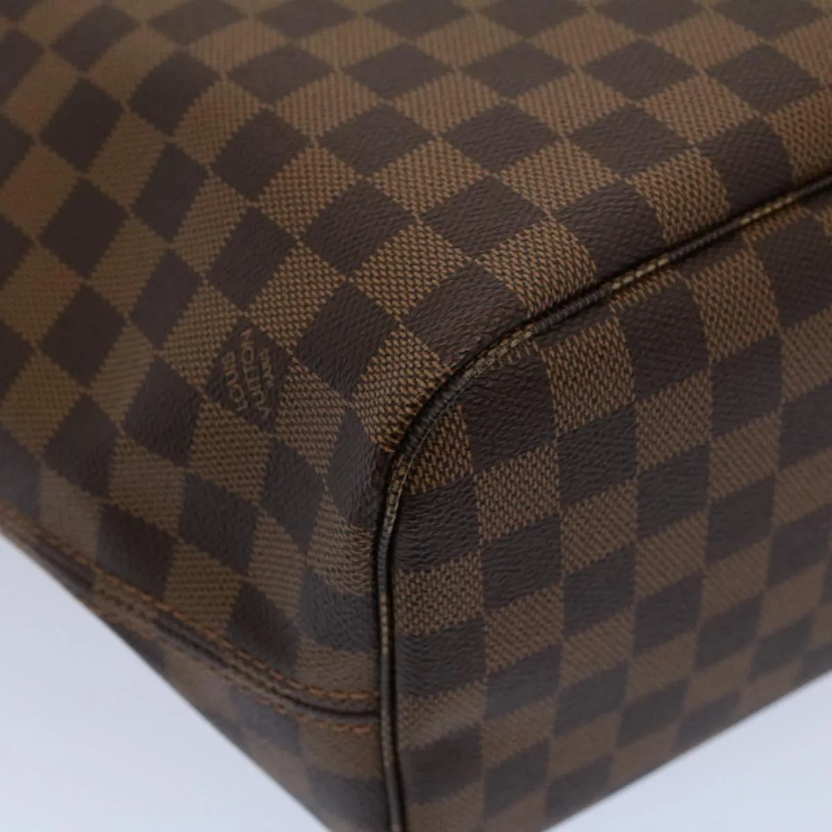 Trendy Inspired Louis Vuitton Damier Ebene Neverfull Mm Tote Bag N51105 Lv Auth Ar10580s