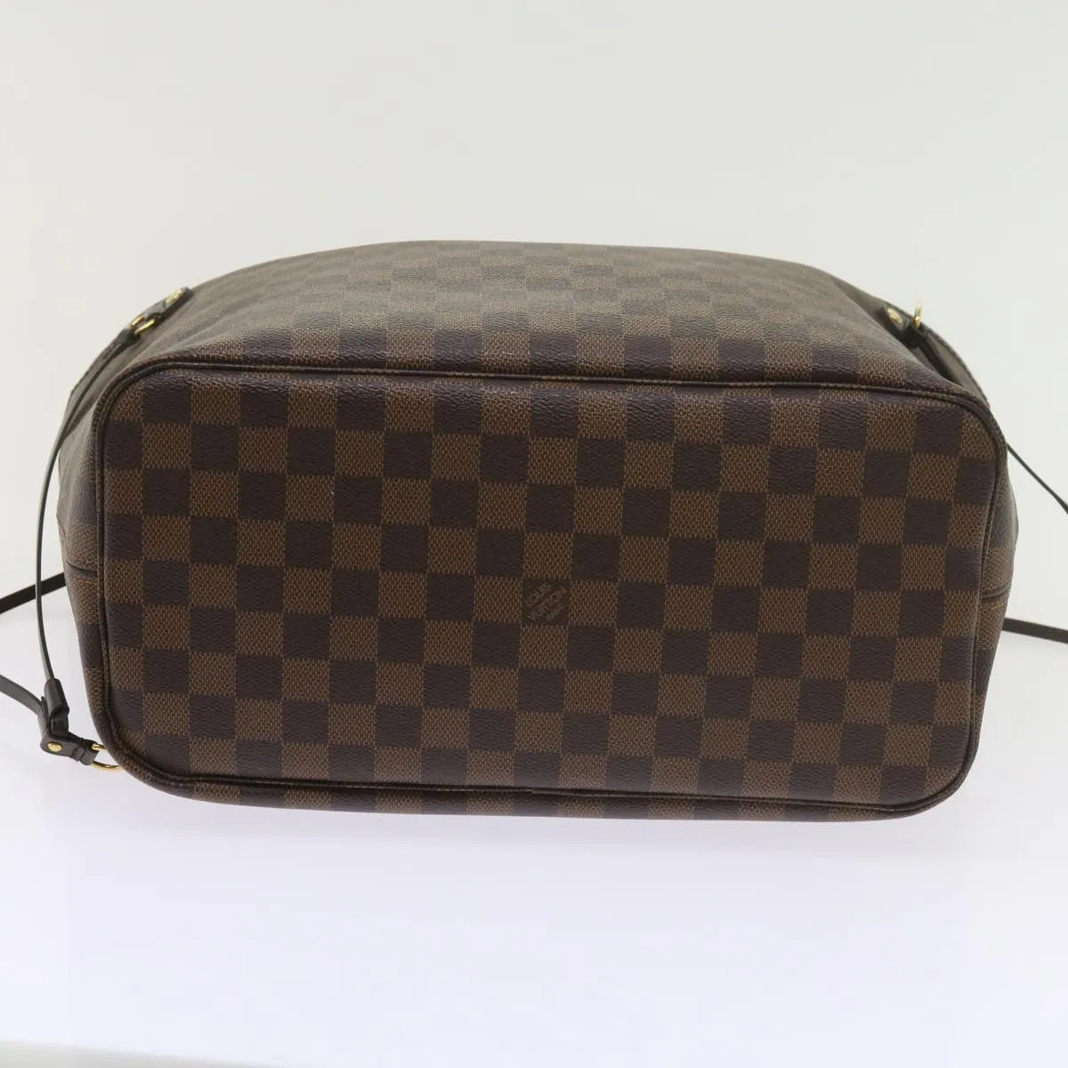 Trendy Inspired Louis Vuitton Damier Ebene Neverfull Mm Tote Bag N51105 Lv Auth S783