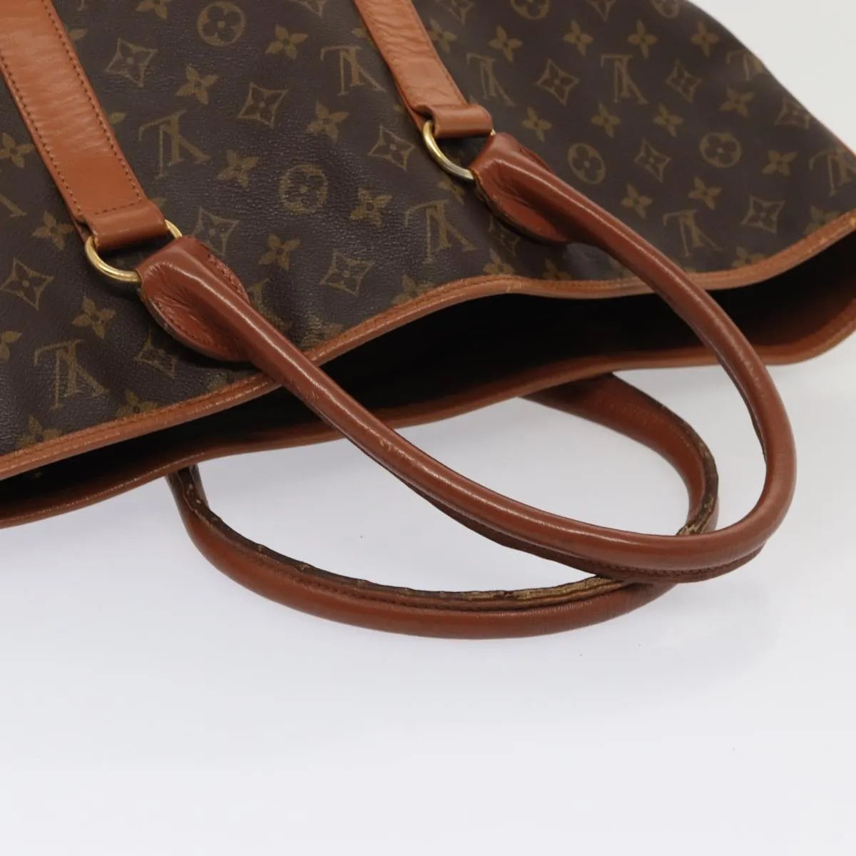 Trendy Inspired Louis Vuitton Monogram Sac Weekend Gm Tote Bag M42420 Lv Auth 87574