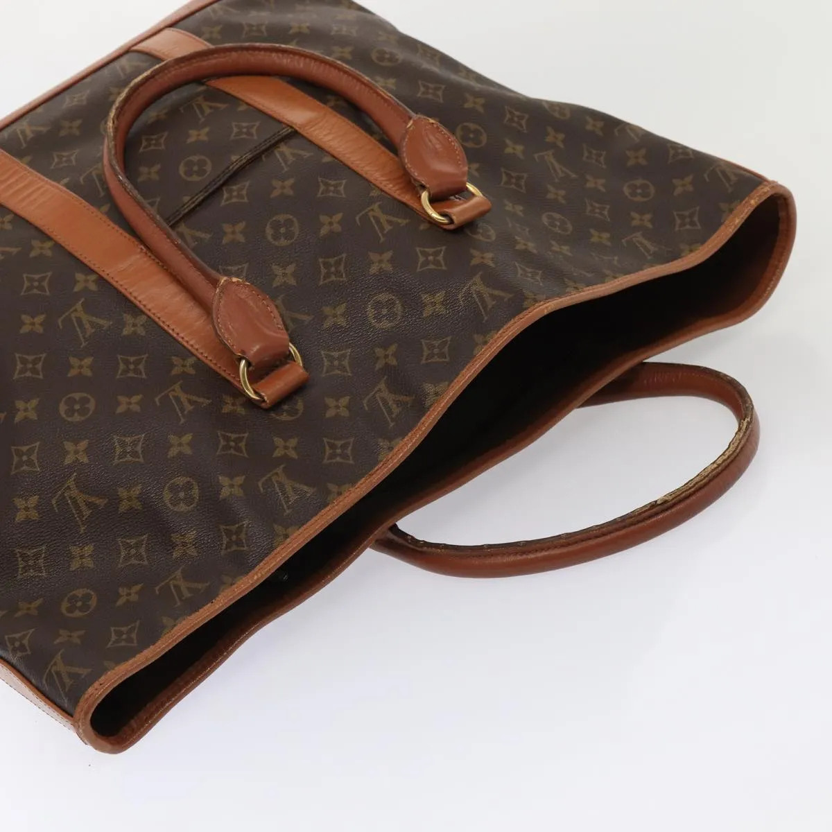 Trendy Inspired Louis Vuitton Monogram Sac Weekend Gm Tote Bag M42420 Lv Auth 87574