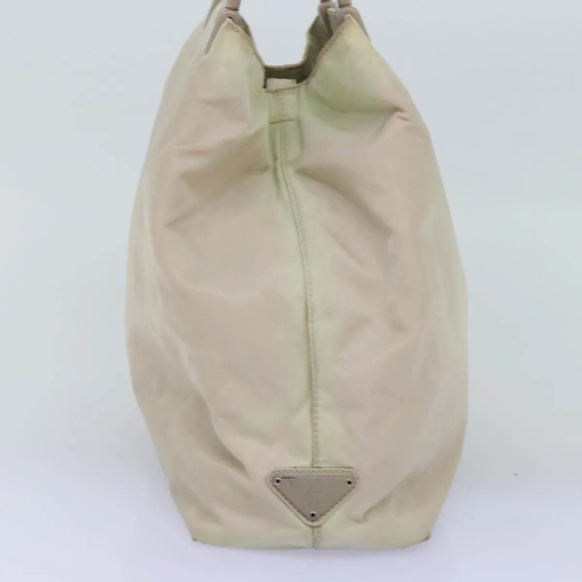 Trendy Inspired Prada Tote Bag Nylon Beige Auth 76005