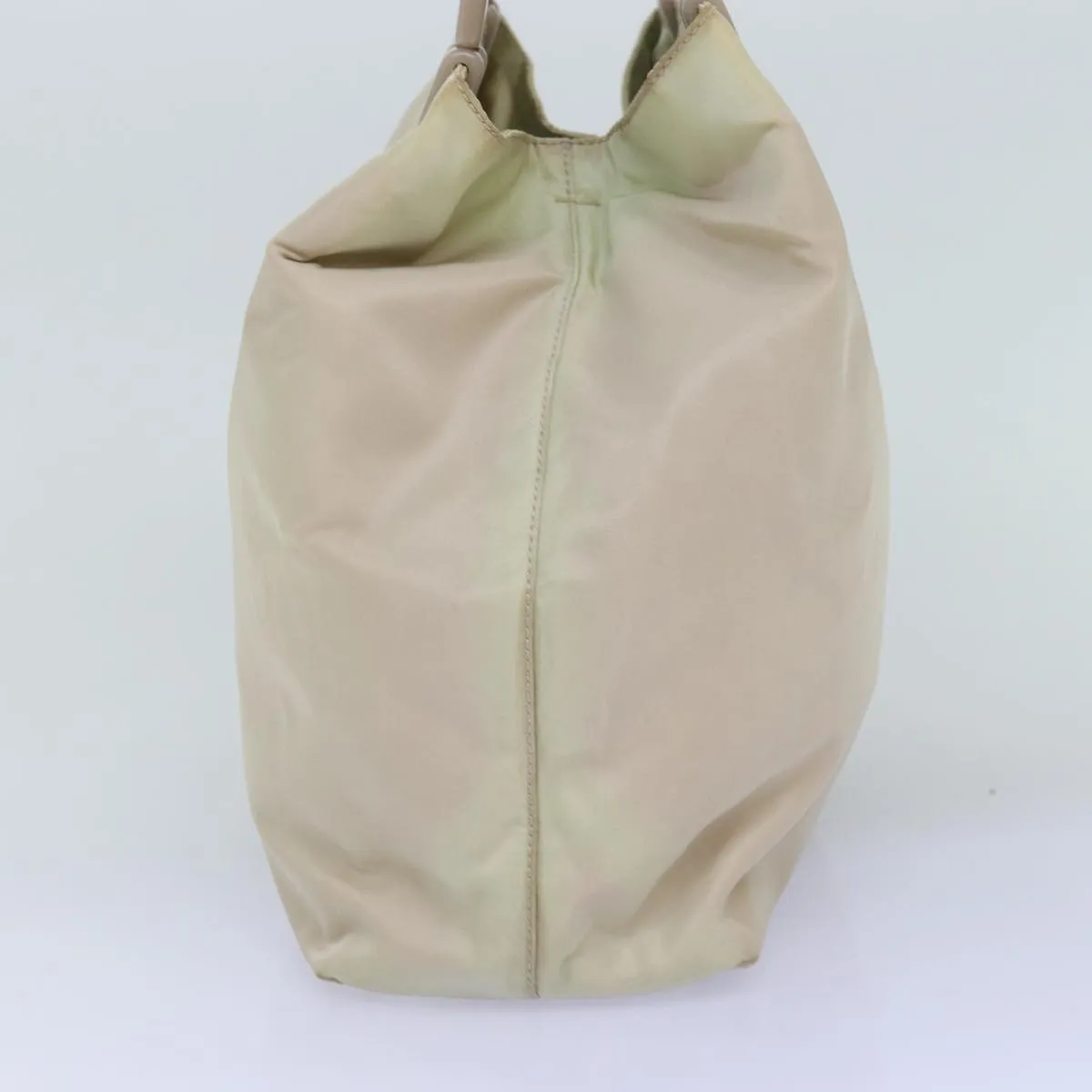 Trendy Inspired Prada Tote Bag Nylon Beige Auth 76005