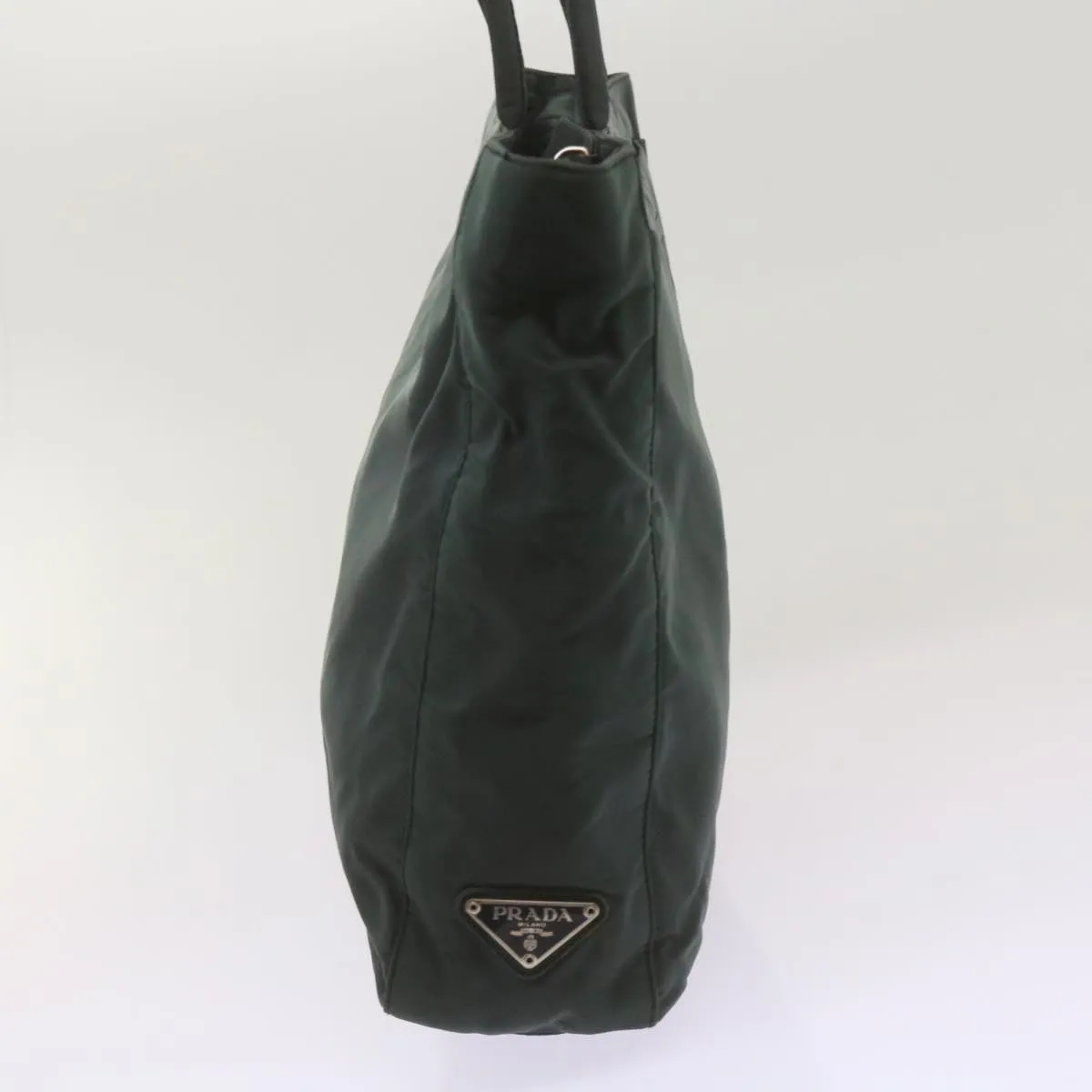 Trendy Inspired Prada Tote Bag Nylon Green Auth Yk11239