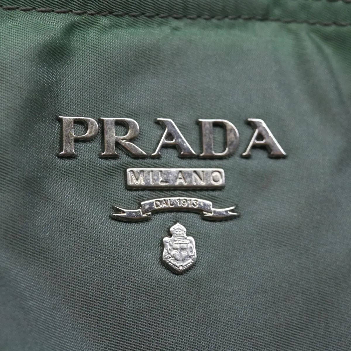 Trendy Inspired Prada Tote Bag Nylon Khaki Auth Ac2934