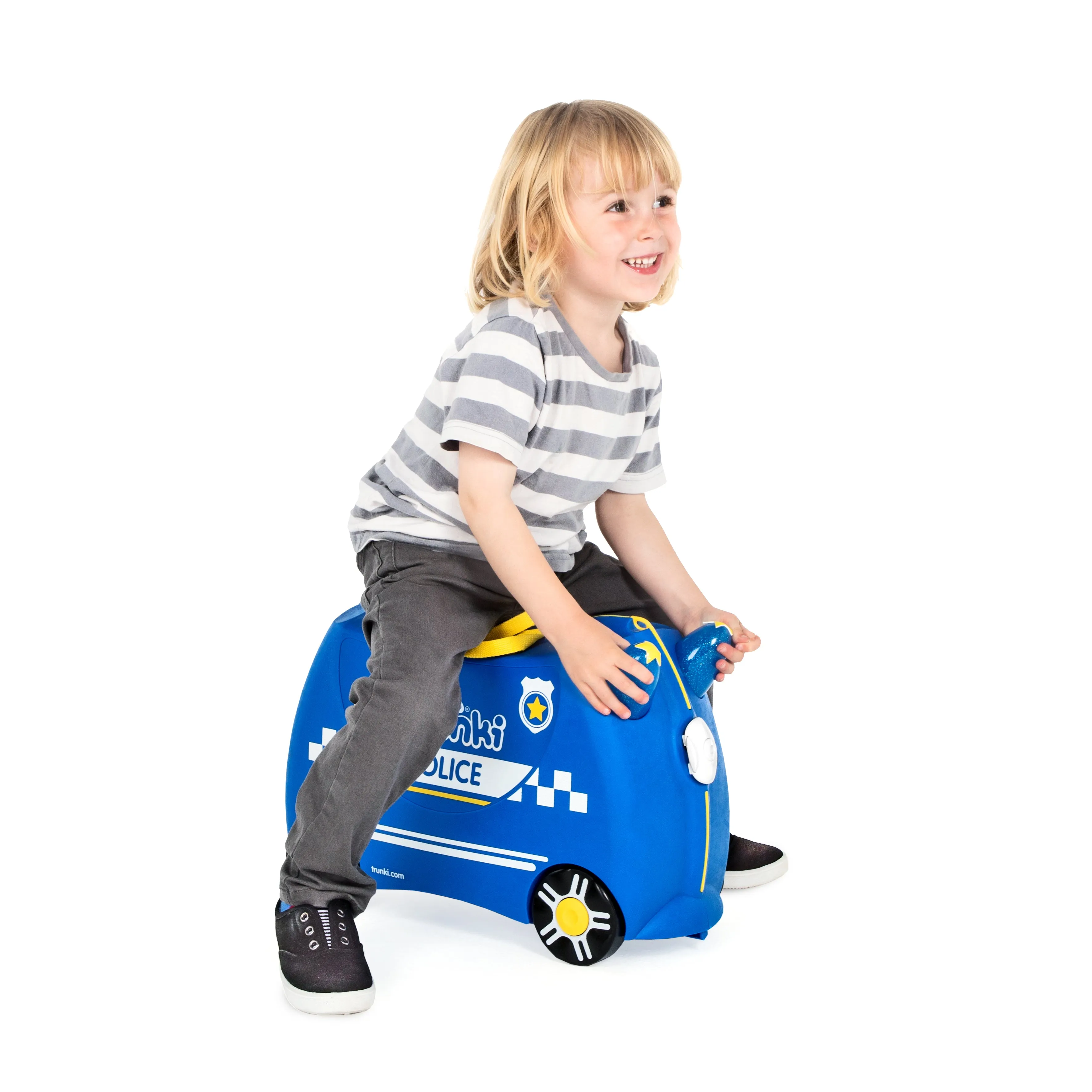 Trunki Ride-on Luggage - Percy Police Car