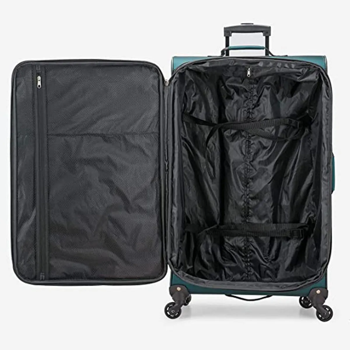 U.S. Traveler Aviron Bay Expandable Softside Luggage with Spinner Wheels, 2 Piece